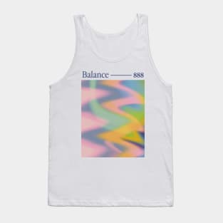 Angel Numbers \\ 888 Balance \\ Color Aura Tank Top